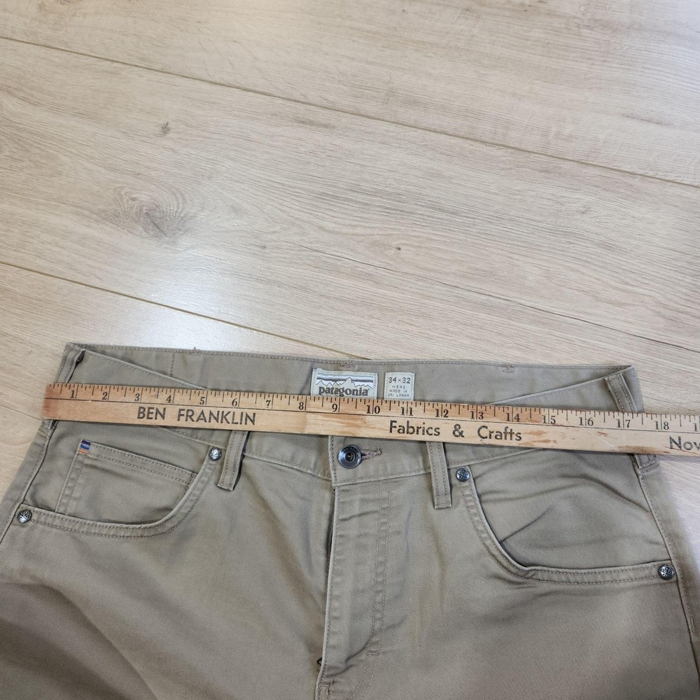 Patagonia Iron Clad Twill Jeans Mens 34x32 Straight Organic Cotton Workwear - Picture 5 of 10